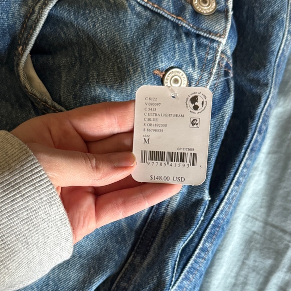 NWT Free People Good Luck Barrel Overalls - Picture 2 of 5